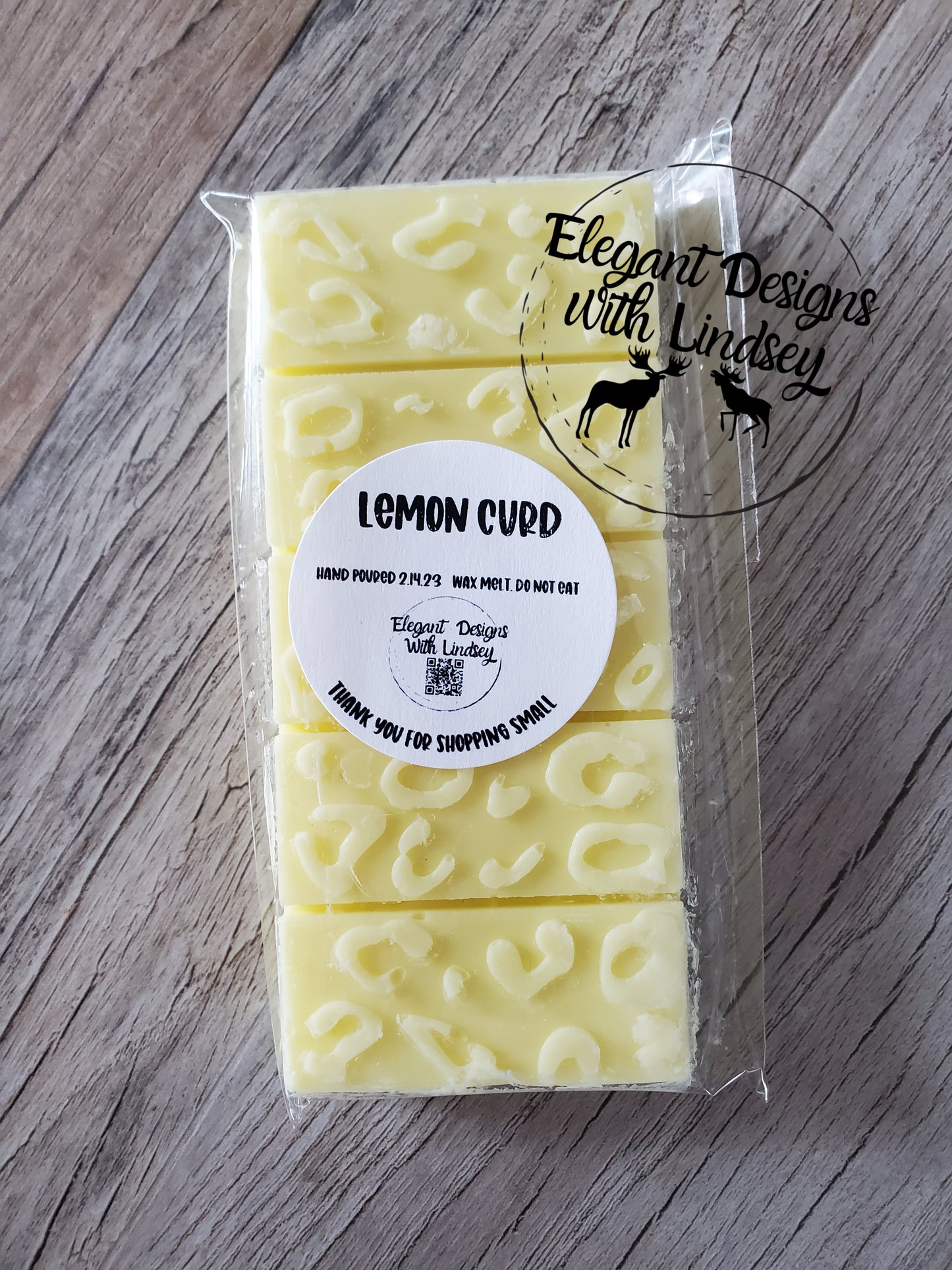 Lemon Curd Leopard Snap Bar