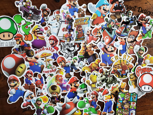 2pk Video Game Stickers (random)