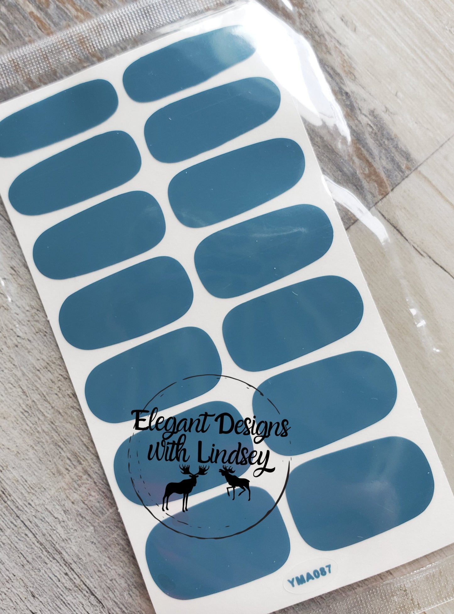 Finger Nail Polish Stickers- 13 -Solid