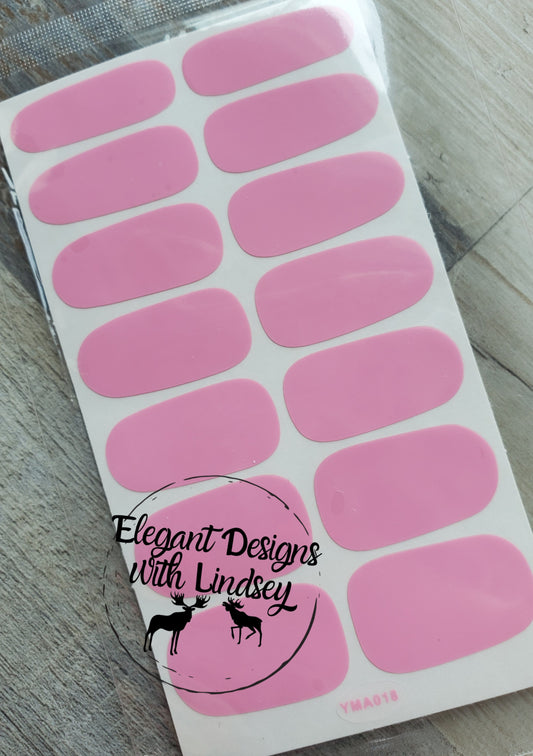 Finger Nail Polish Stickers- 3 -Solid