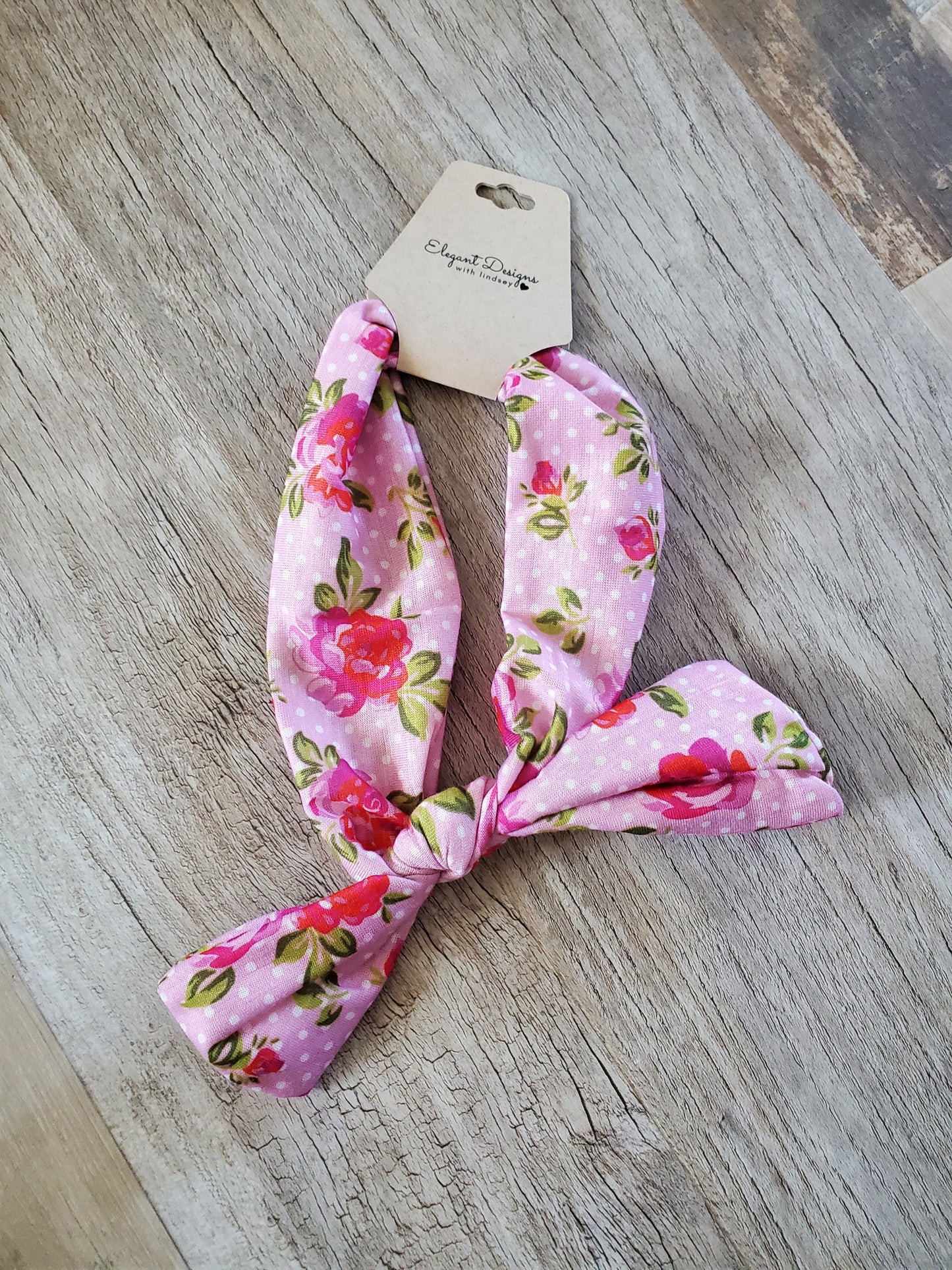 Light Purple Toddler Floral Infinity Headband