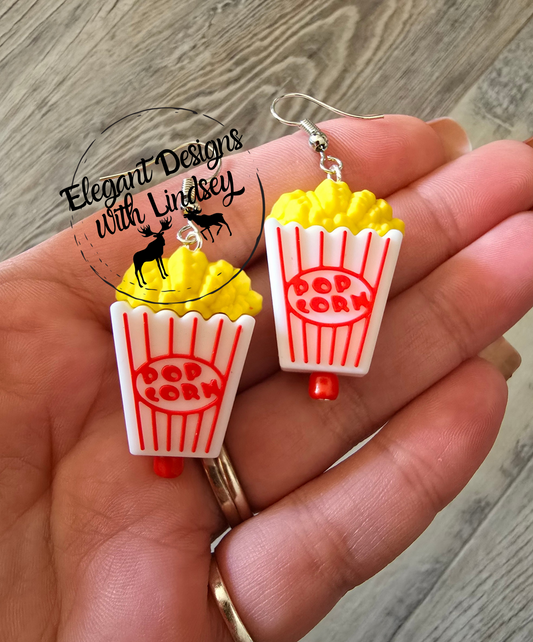 3D Popcorn Silicone Earrings