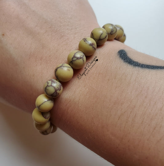 Resin Yellow bracelet