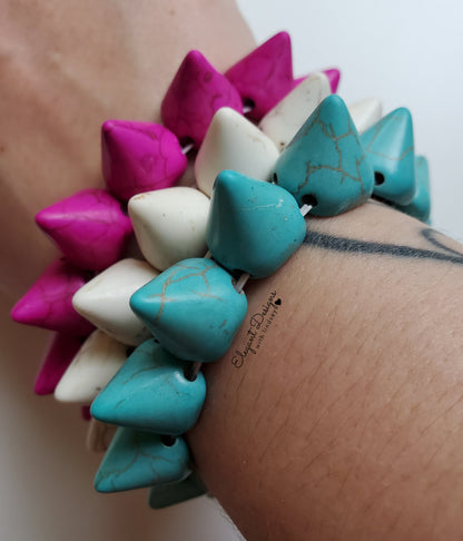 Spiky Resin bracelet