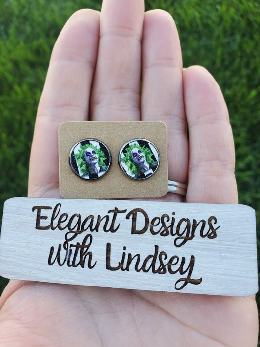 Scary Beatle Stud Earrings