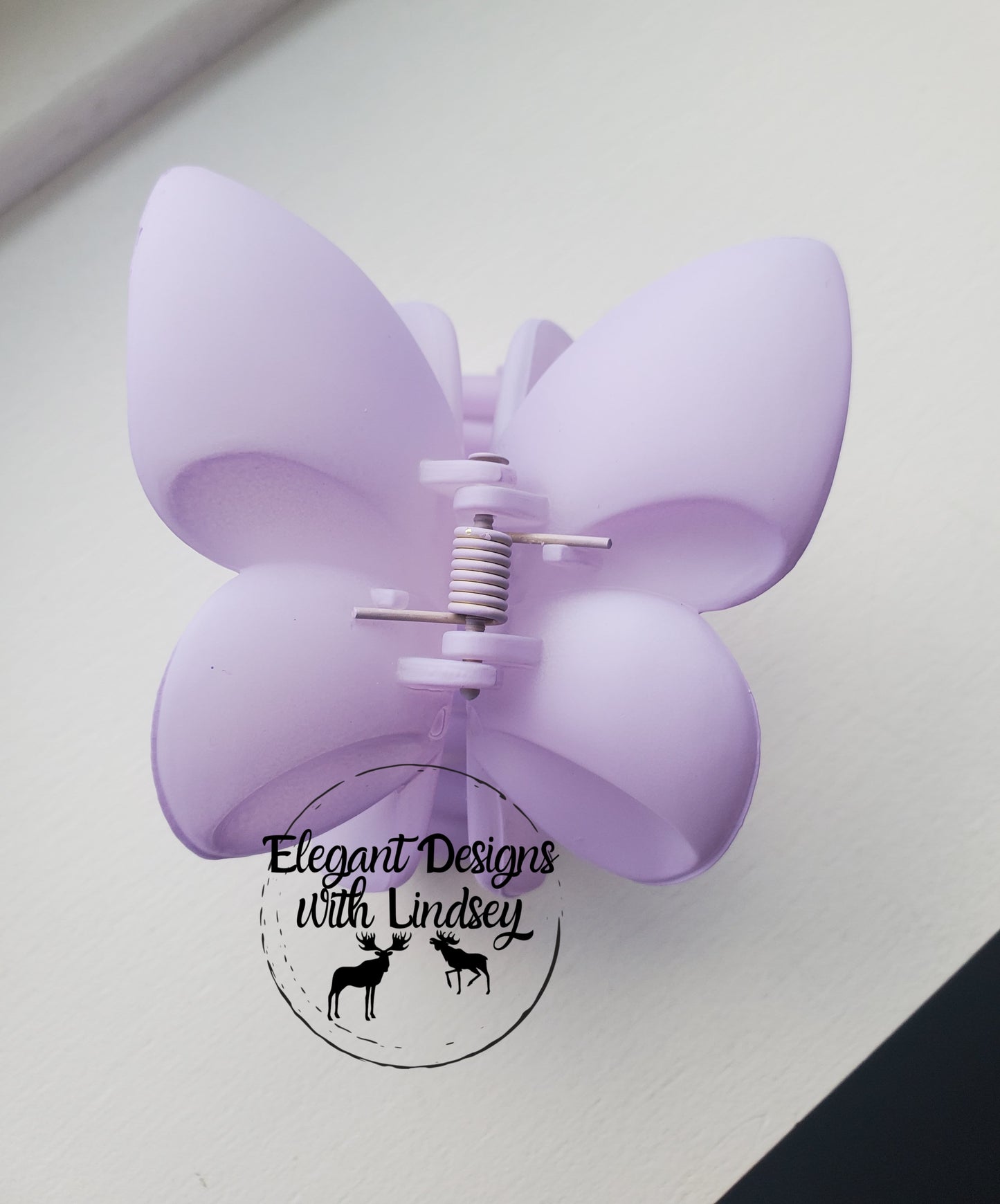 Purple Butterfly hair Clip