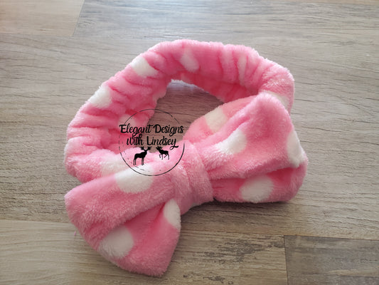 Spa plush headband