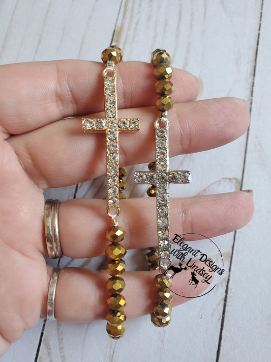 Gold Cross bracelet