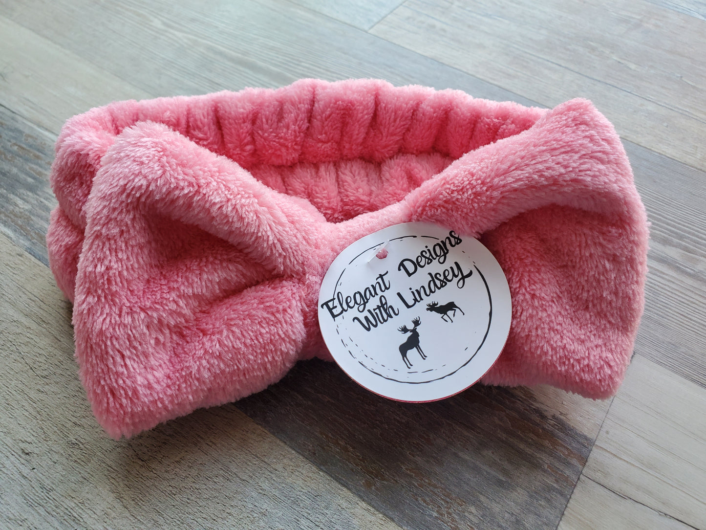 Spa plush headband Dusty Rose